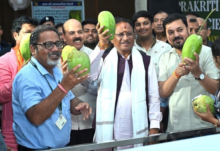 आम की खेेती किसानों की आय बढ़ाने में मददगार: मुख्यमंत्री श्री विष्णु देव साय